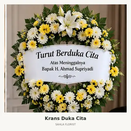 Krans Bunga Duka Maluku Utara